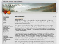 Ikona webu Ekologické listy
